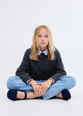 Siena Navy Blue Jumper - Girl