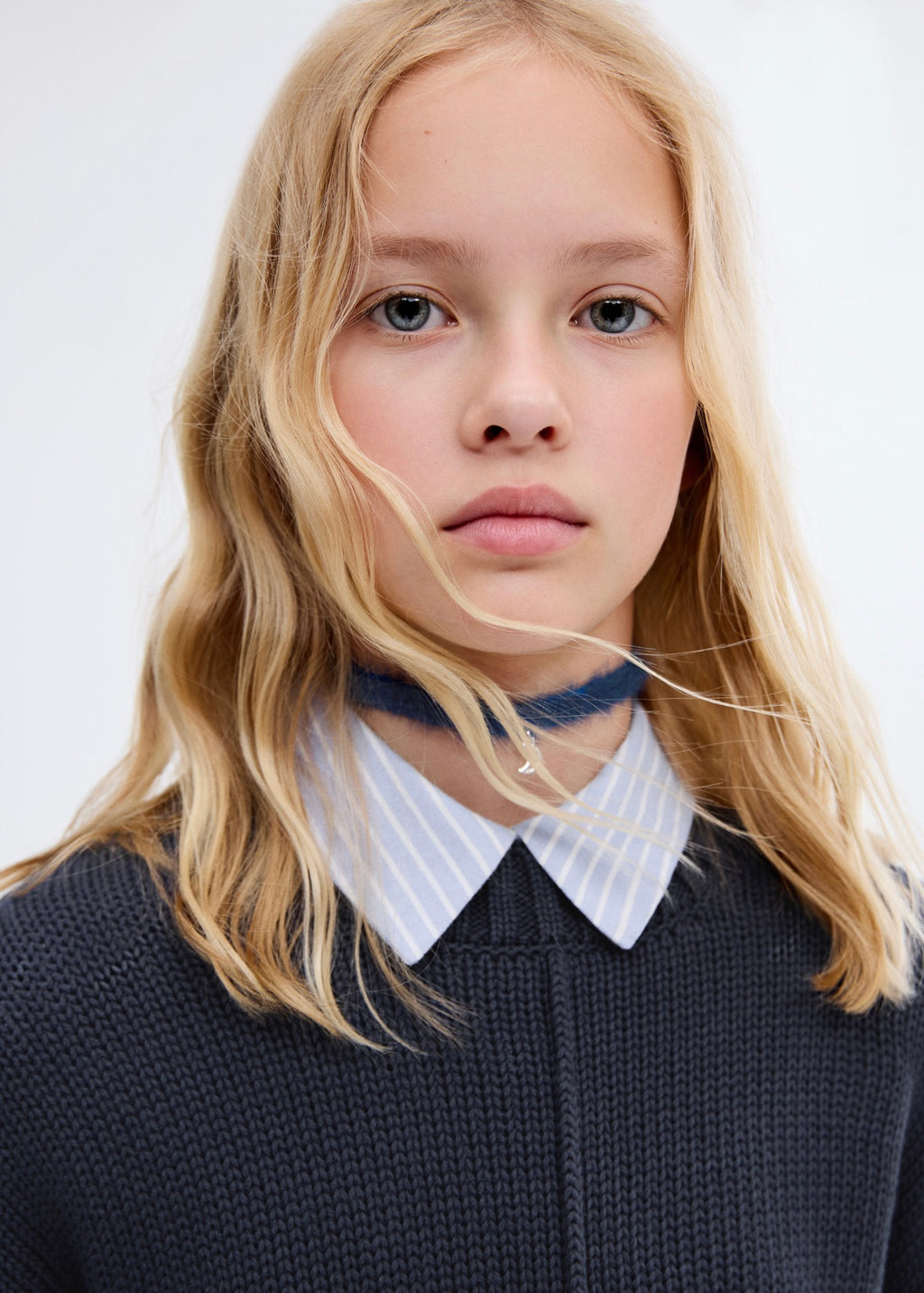Siena Navy Blue Jumper - Girl