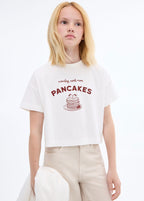 T-Shirt Week Blanc Cassé - Fille