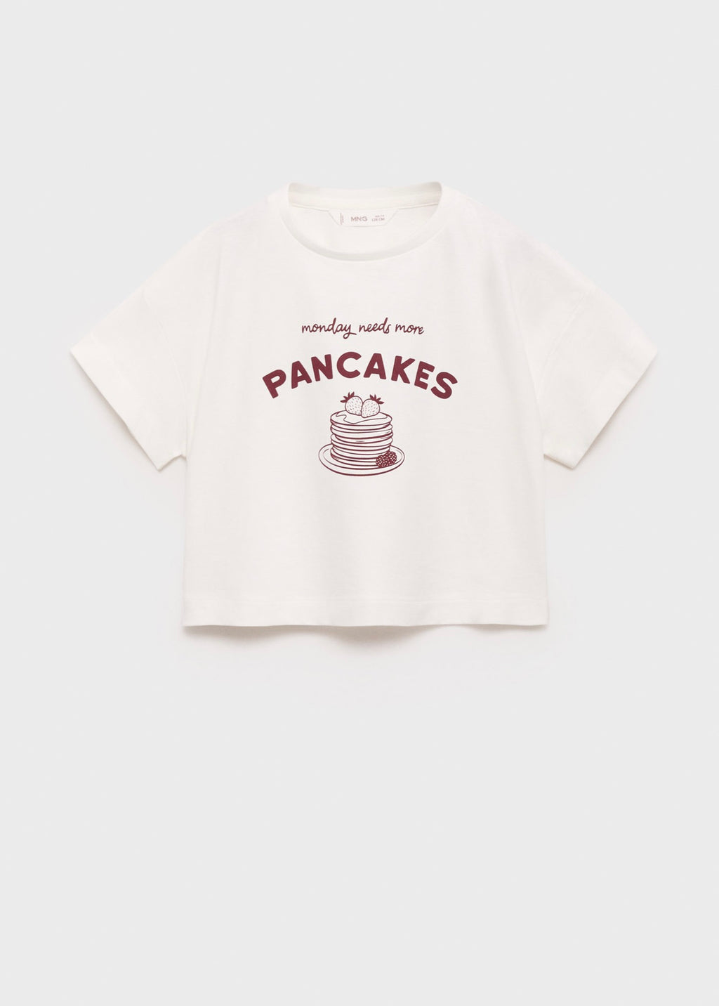 T-Shirt Week Blanc Cassé - Fille