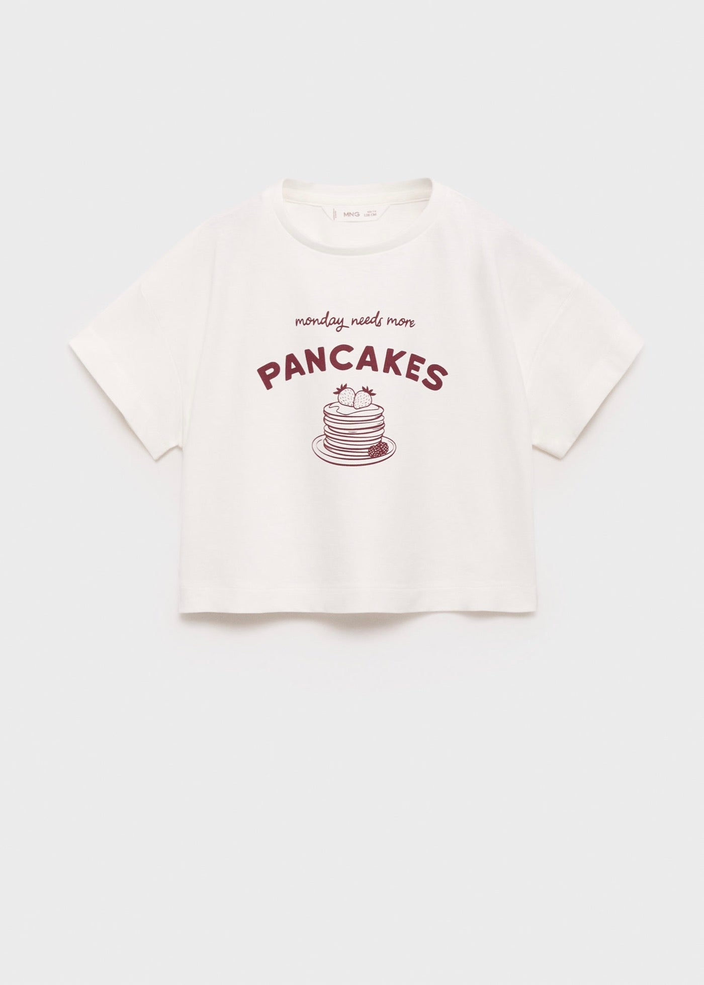 T-Shirt Week Blanc Cassé - Fille