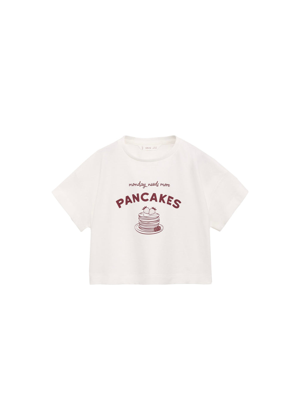 T-Shirt Week Blanc Cassé - Fille