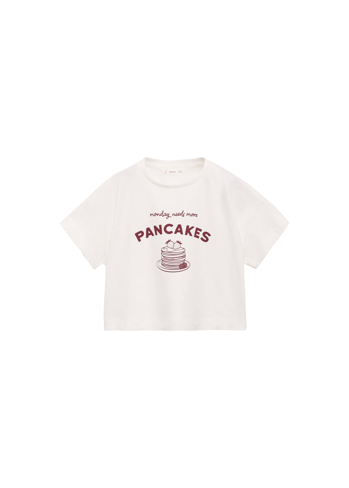 T-Shirt Week Blanc Cassé - Fille