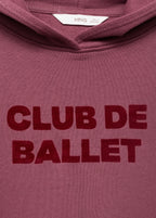 Sweat Ballet Cerise - Fille