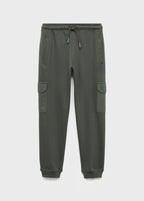 Pantalon Cargo Vert Forêt - Garçon