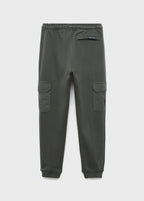 Pantalon Cargo Vert Forêt - Garçon
