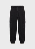 Pantalon Cargo Noir - Garçon