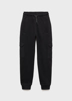 Pantalon Cargo Noir - Garçon