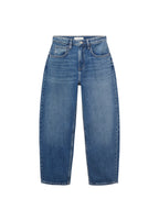 Jeans Barrel De Tiro Alto