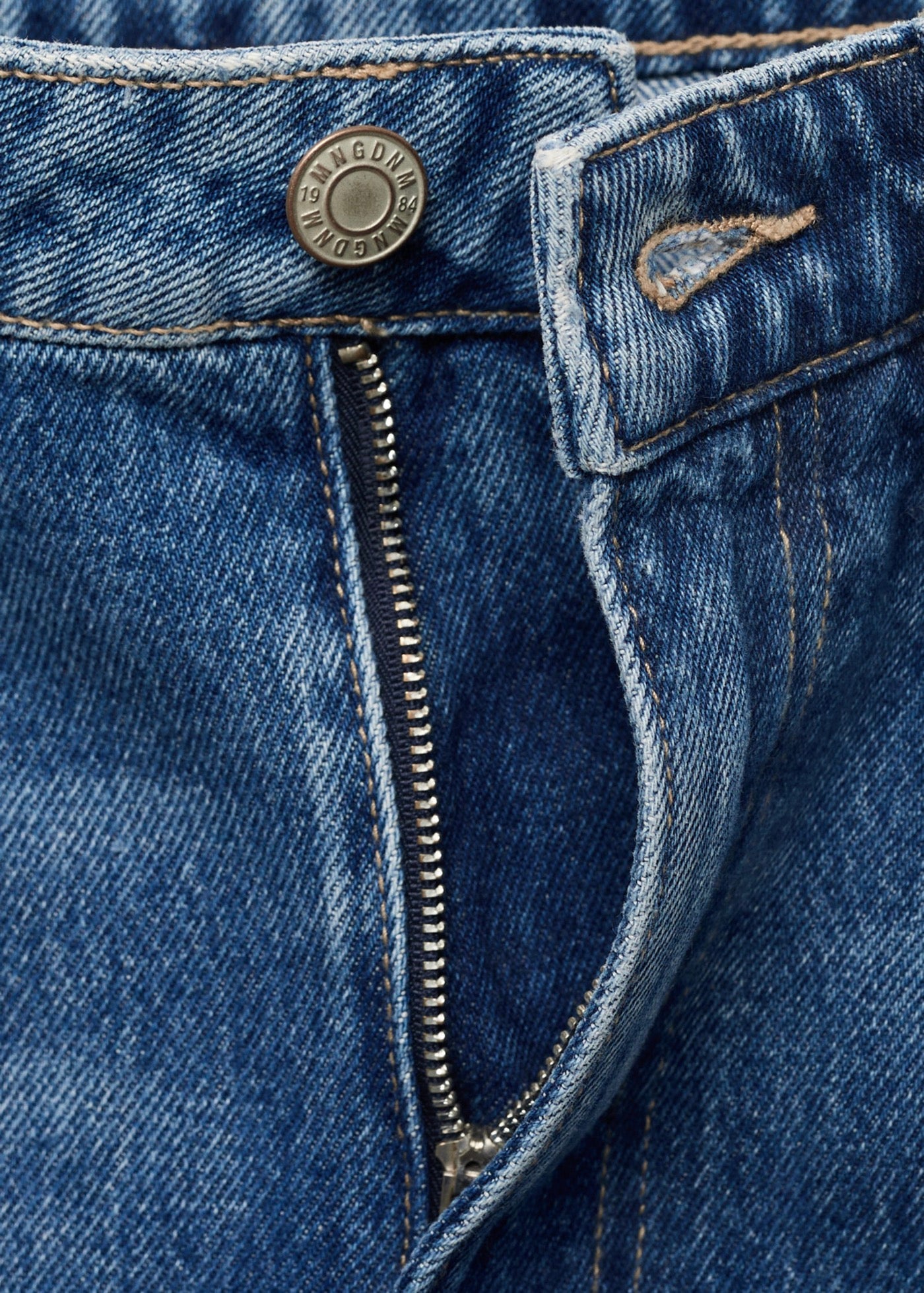 Jeans Barrel De Tiro Alto