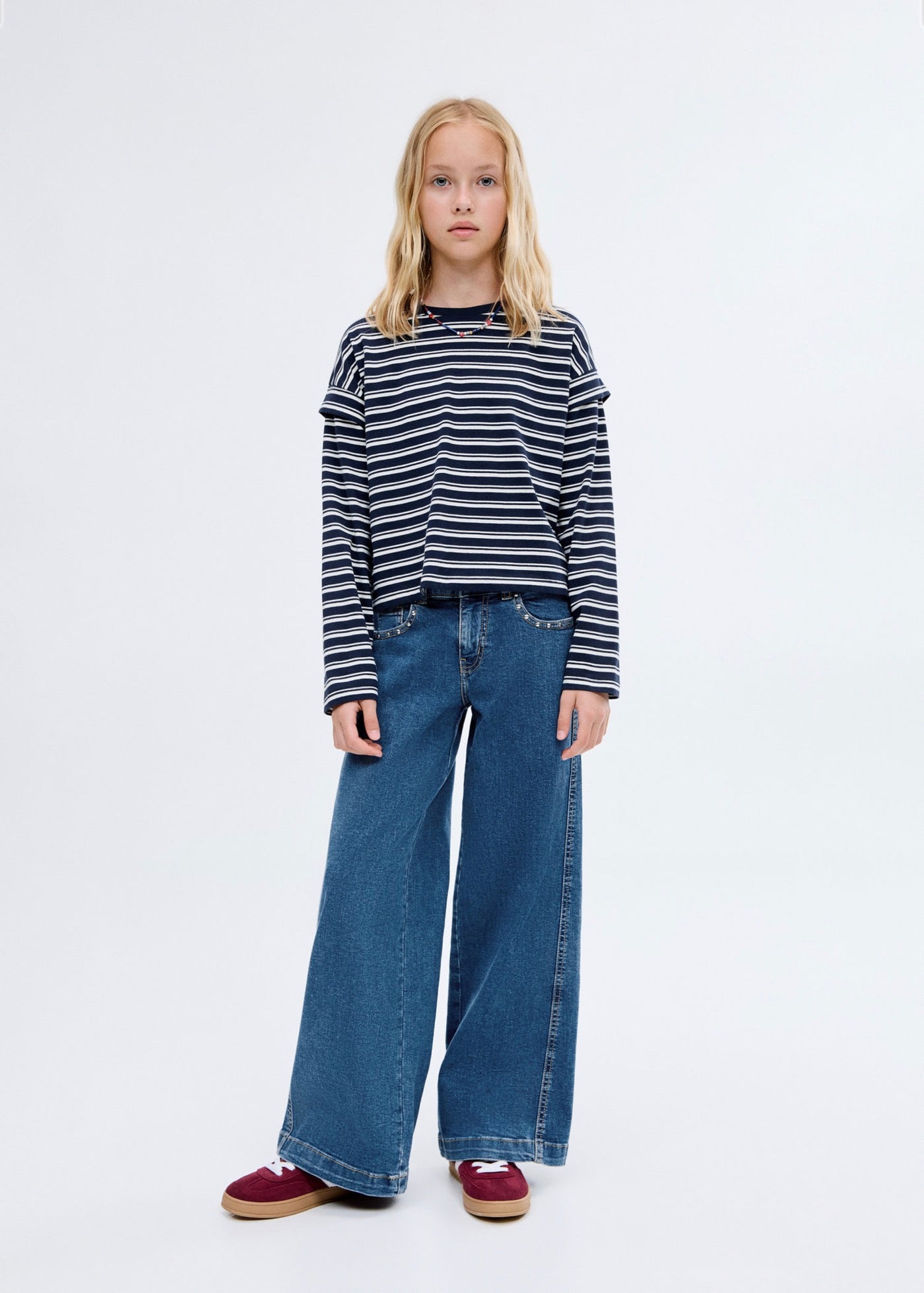 Vaquero Lowrise Azul Marino - Niña
