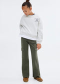 Cargo Forest Green Jeans - Girl