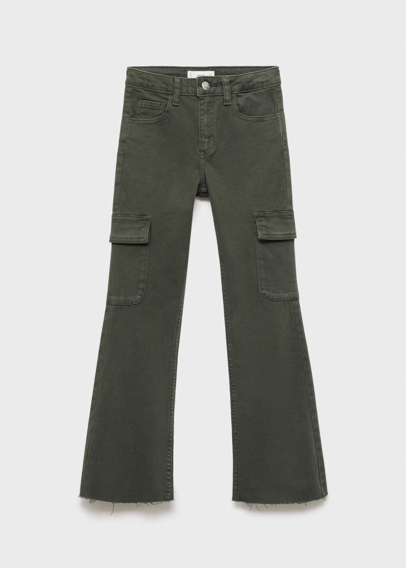 Cargo Forest Green Jeans - Girl