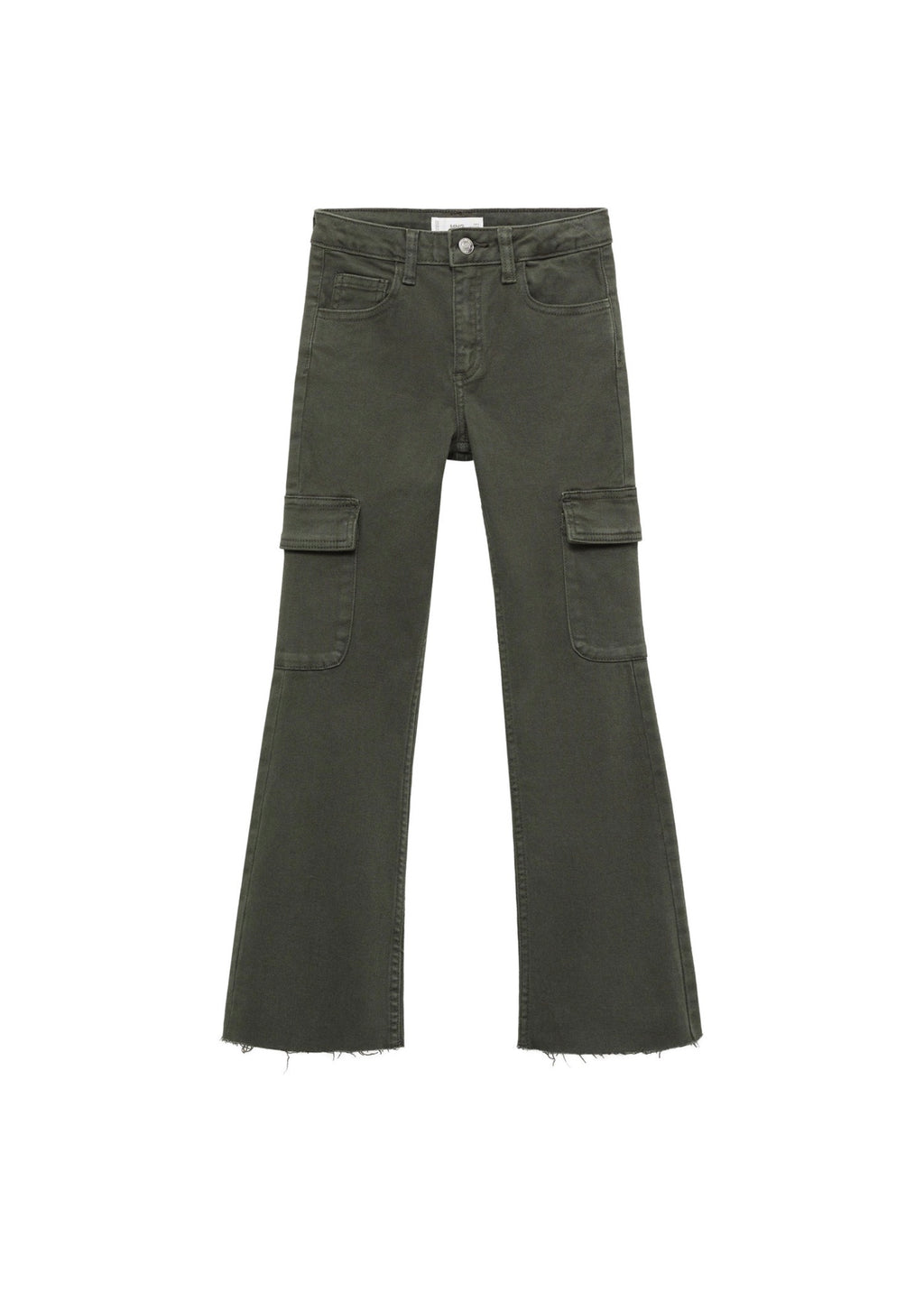 Cargo Forest Green Jeans - Girl