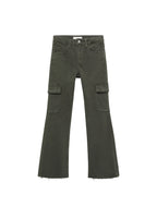 Cargo Forest Green Jeans - Girl