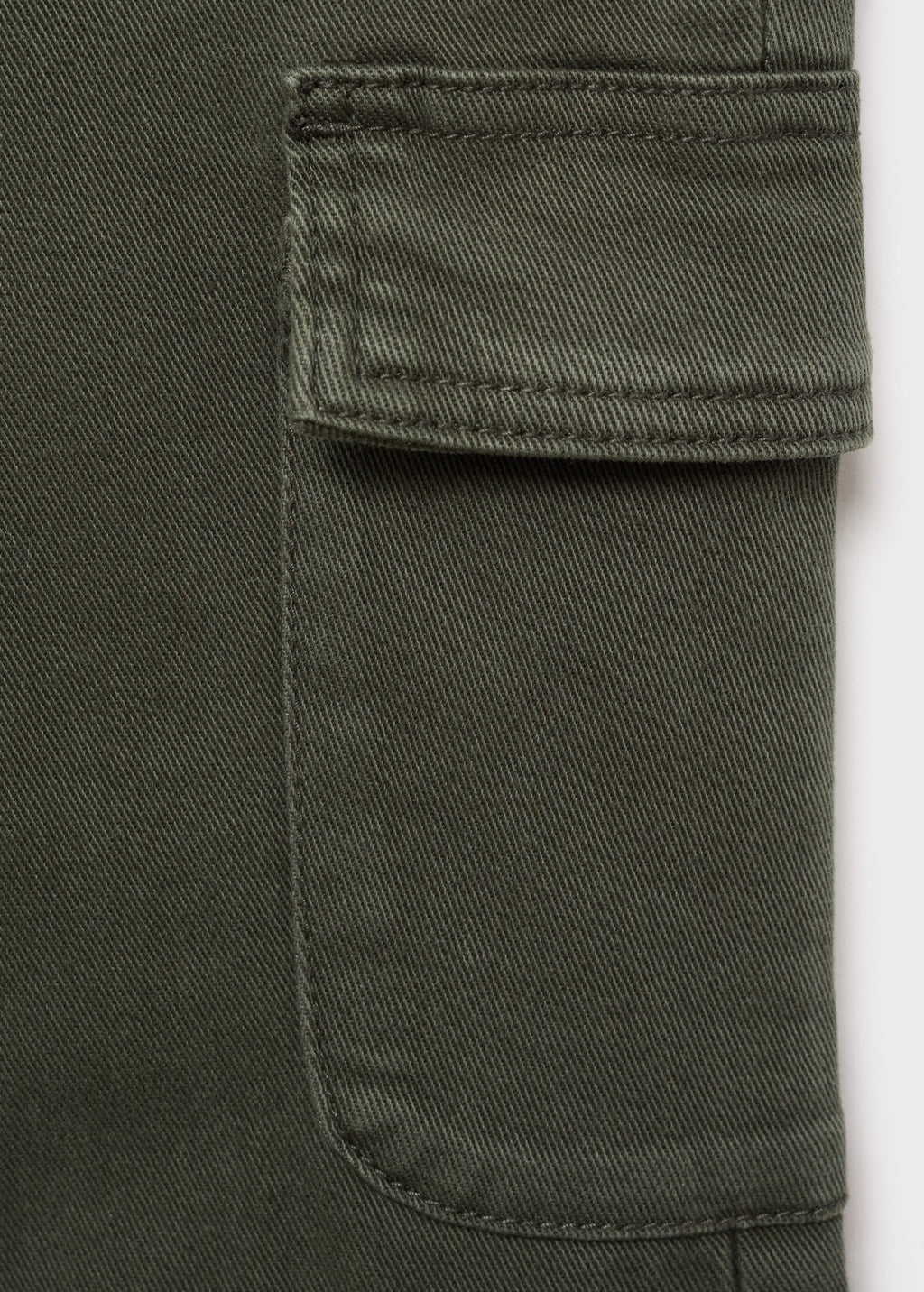 Cargo Forest Green Jeans - Girl