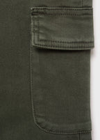 Cargo Forest Green Jeans - Girl