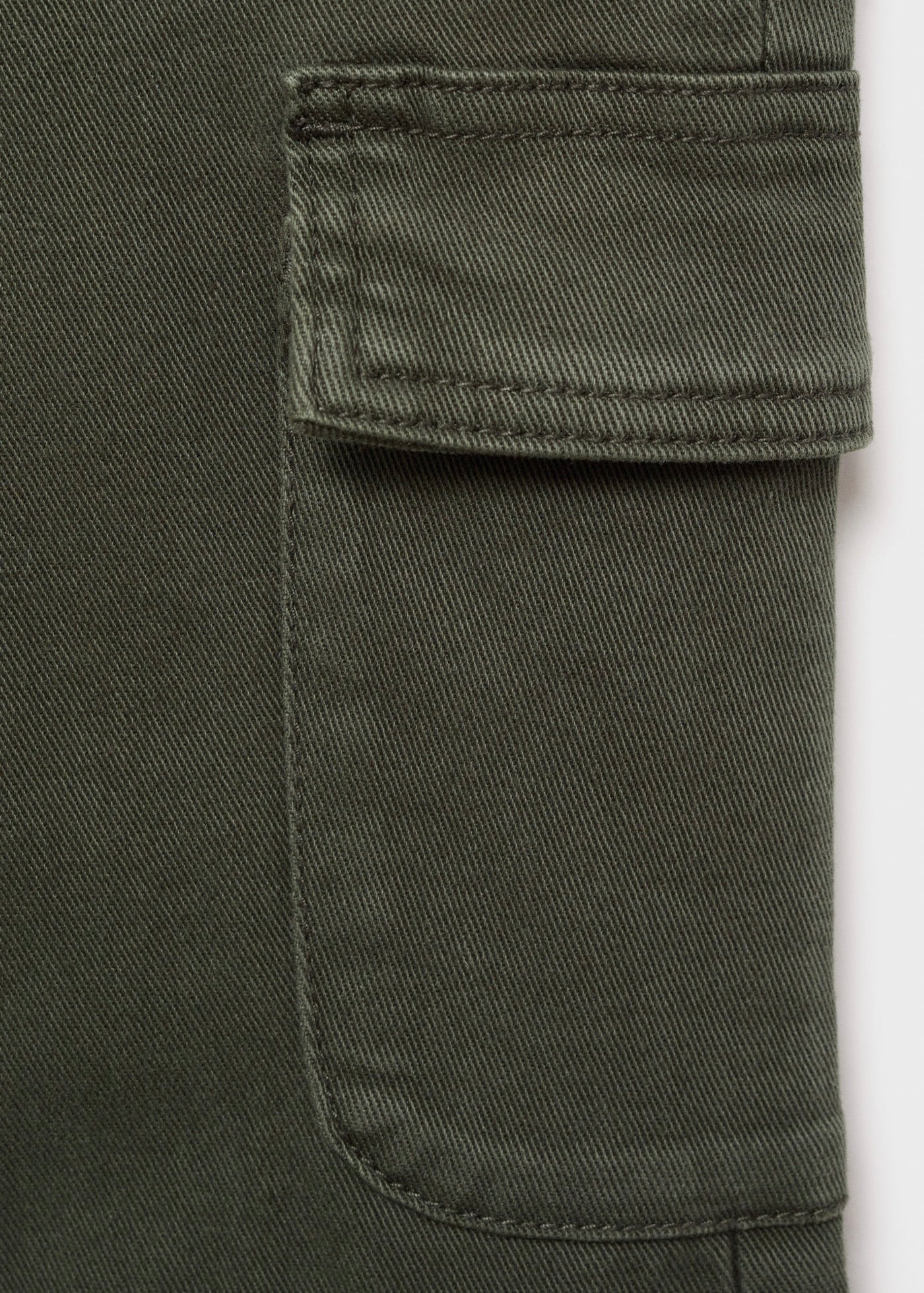 Cargo Forest Green Jeans - Girl
