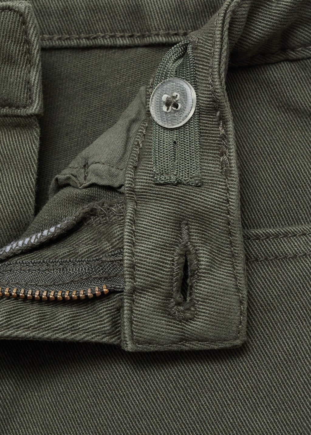 Cargo Forest Green Jeans - Girl