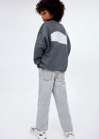 Sweat Crew Gris Foncé - Garçon