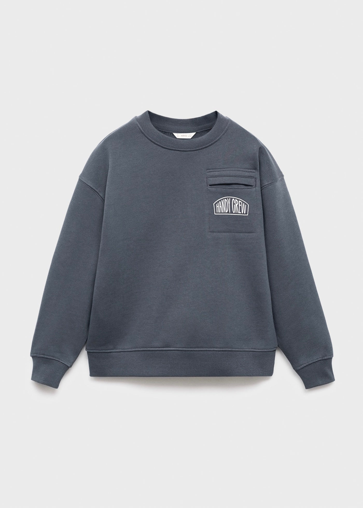 Sweat Crew Gris Foncé - Garçon