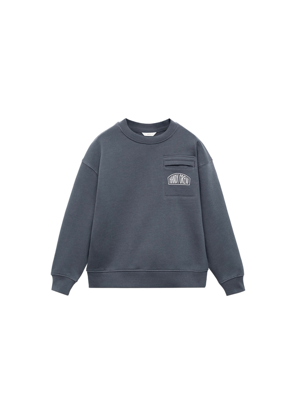 Sweat Crew Gris Foncé - Garçon