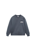 Sweat Crew Gris Foncé - Garçon