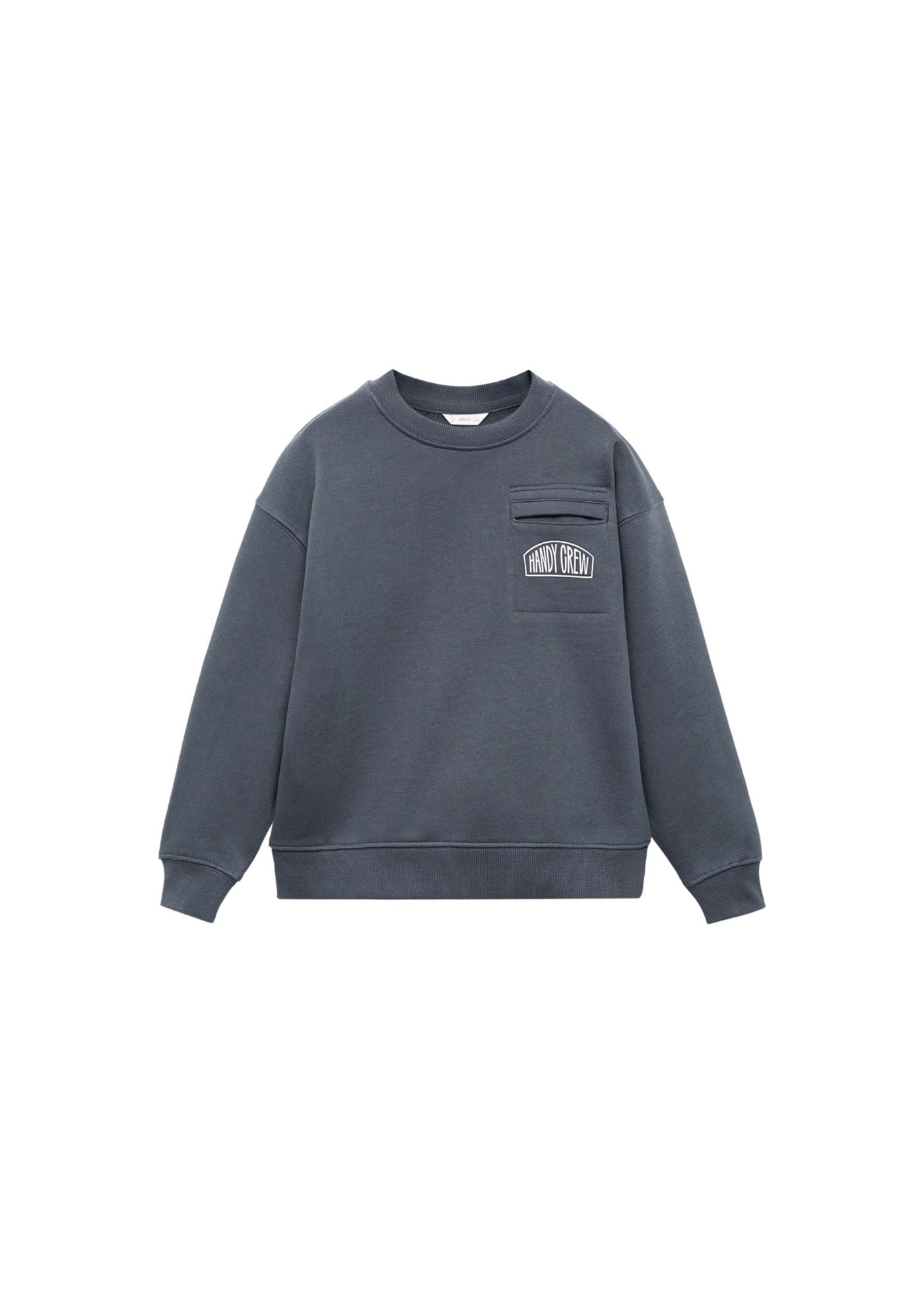 Sweat Crew Gris Foncé - Garçon