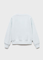 Sweat Sytennis Bleu Ciel - Fille