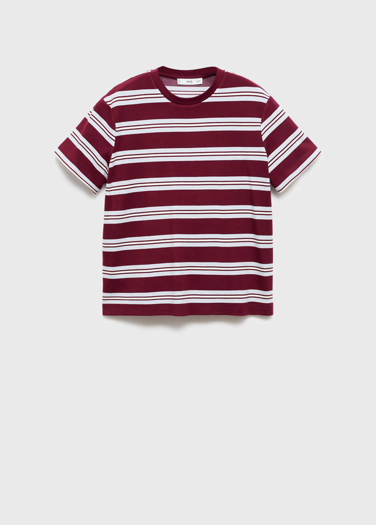 T-Shirt a Maniche Corte a Righe