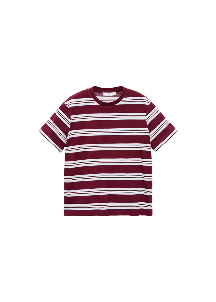 T-Shirt a Maniche Corte a Righe