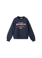 Sweat London Bleu Marine - Fille