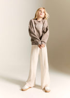 Sweat Brown Marron Moyen - Fille