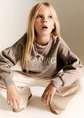 Sweat Brown Marron Moyen - Fille
