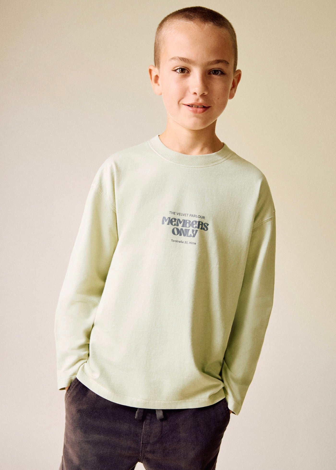 Members Pastel Green T-Shirt - Boy