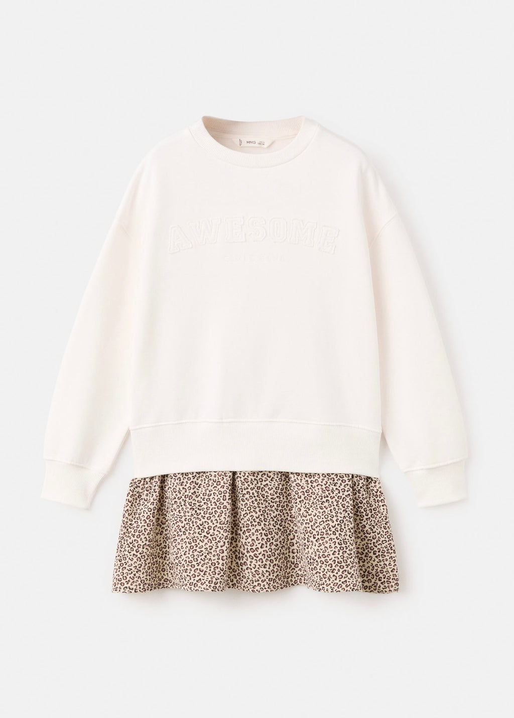Robe Awesome Blanc Cassé - Fille