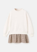 Robe Awesome Blanc Cassé - Fille