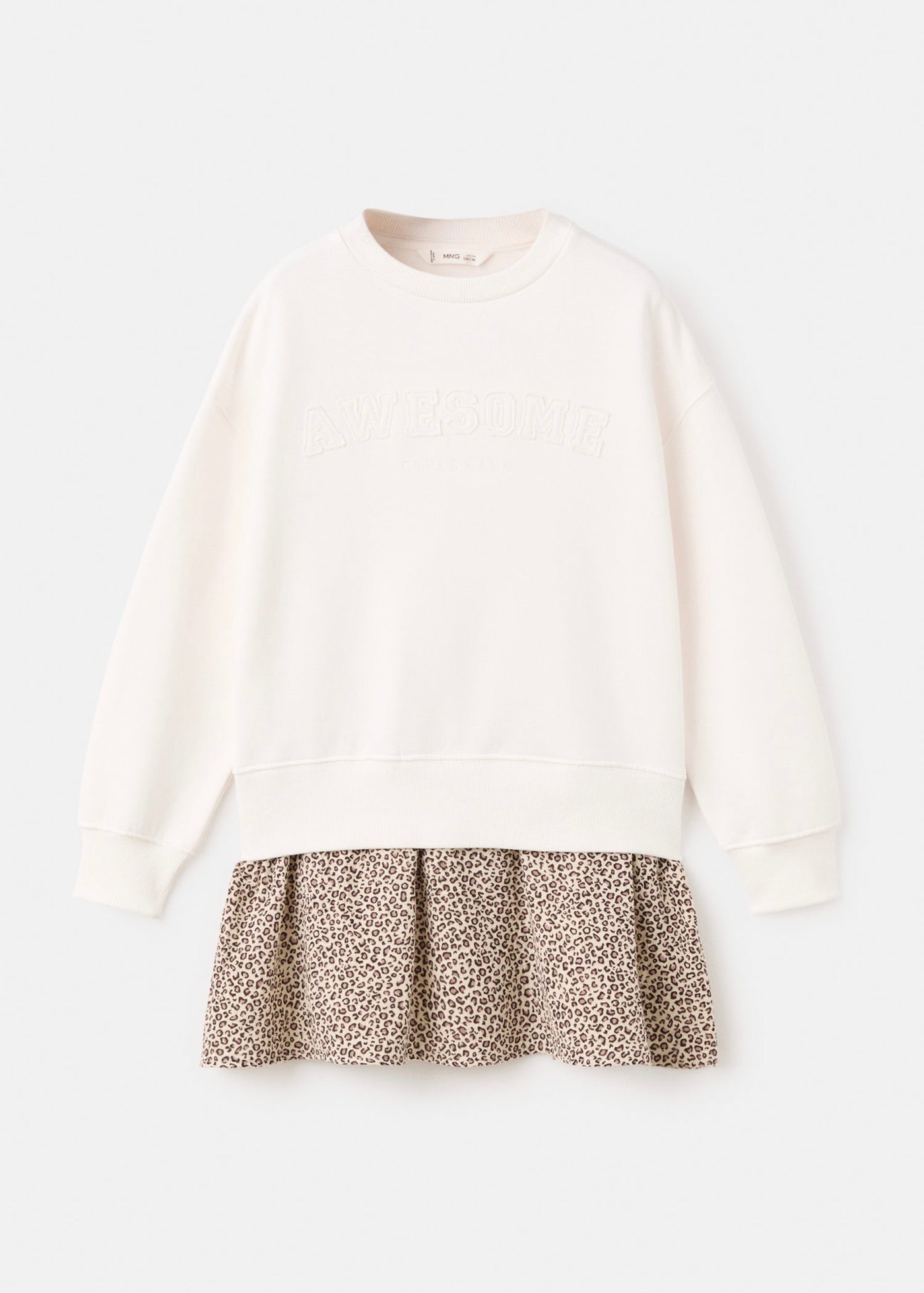 Robe Awesome Blanc Cassé - Fille