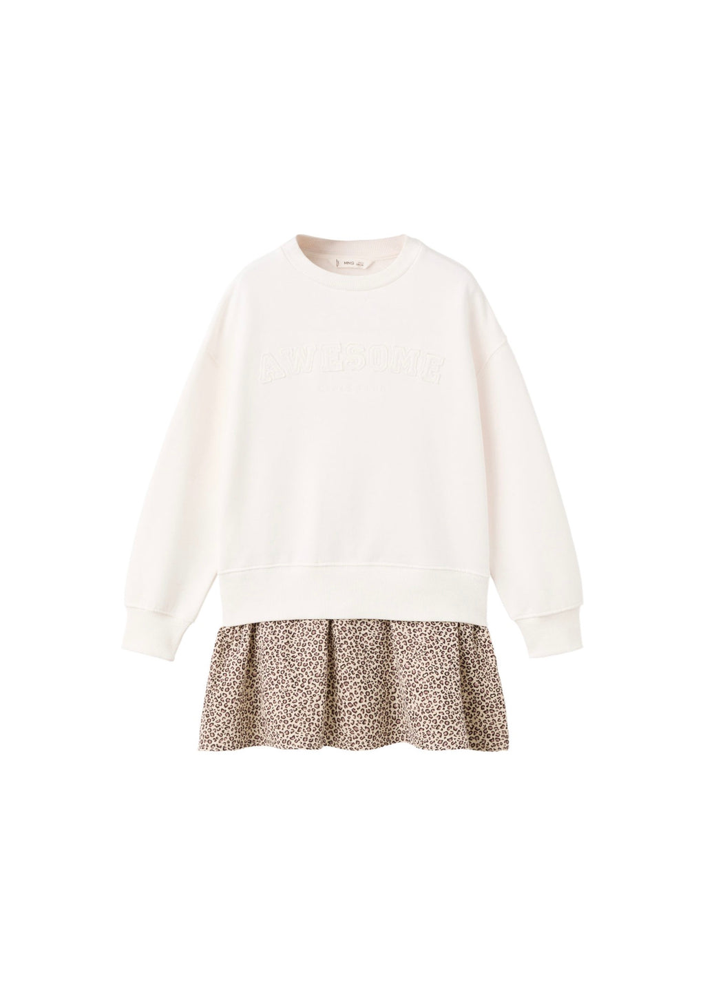 Robe Awesome Blanc Cassé - Fille