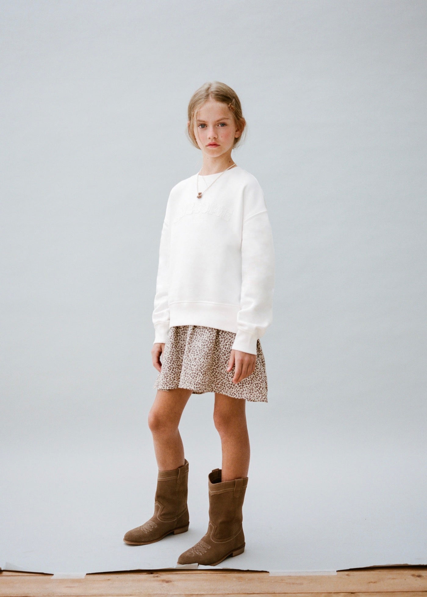 Robe Awesome Blanc Cassé - Fille