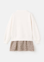 Robe Awesome Blanc Cassé - Fille