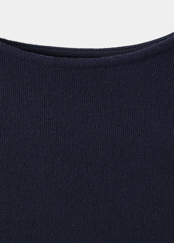 Abito In Maglia Fine Con Arricciatura Laterale