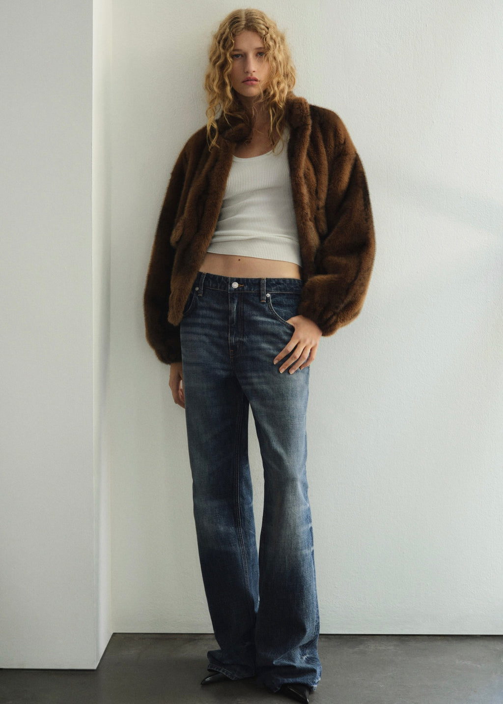 Jean Flare Taille Mi-Haute