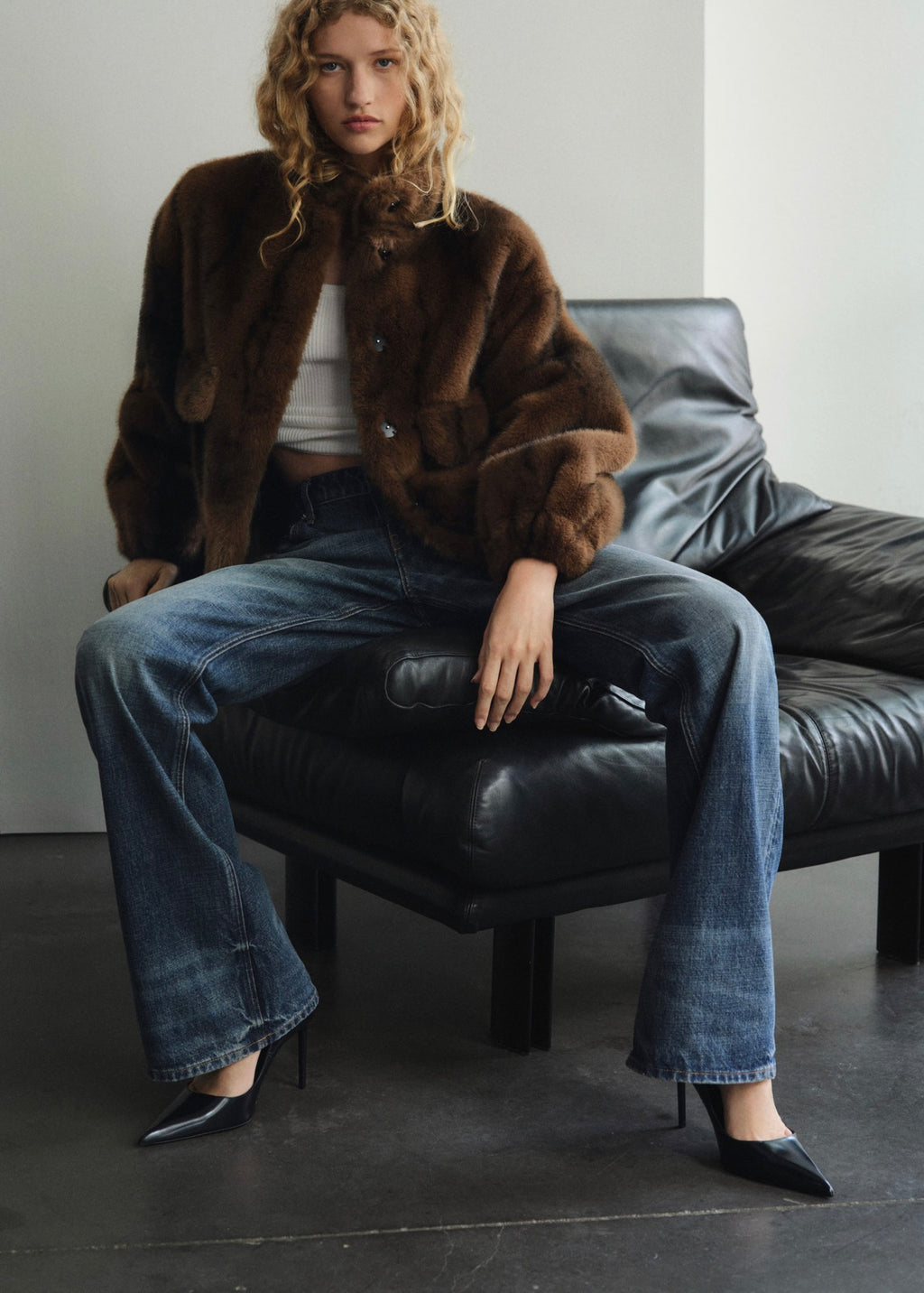 Jean Flare Taille Mi-Haute