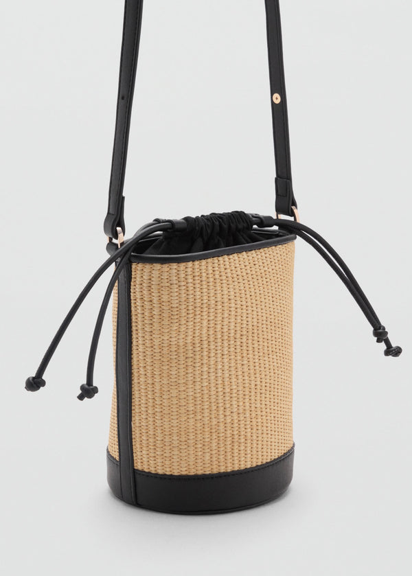 Petit Sac Seau En Raphia