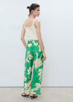 Pantalon Imprimé Ceinture