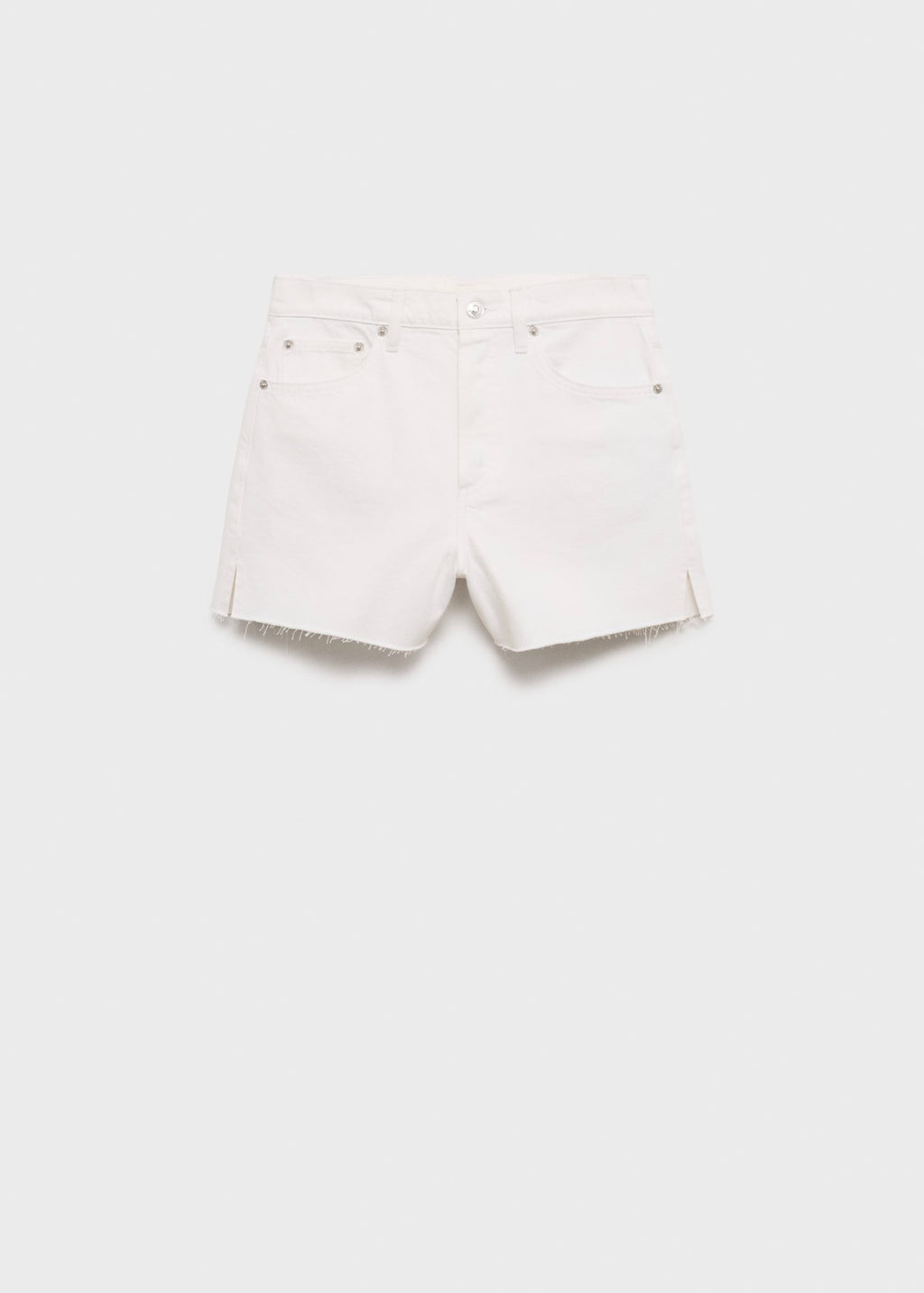 Frayed Bottom Denim Shorts