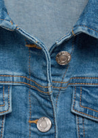 Blouson Allegra1 Bleu Moyen - Fille