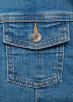 Blouson Allegra1 Bleu Moyen - Fille