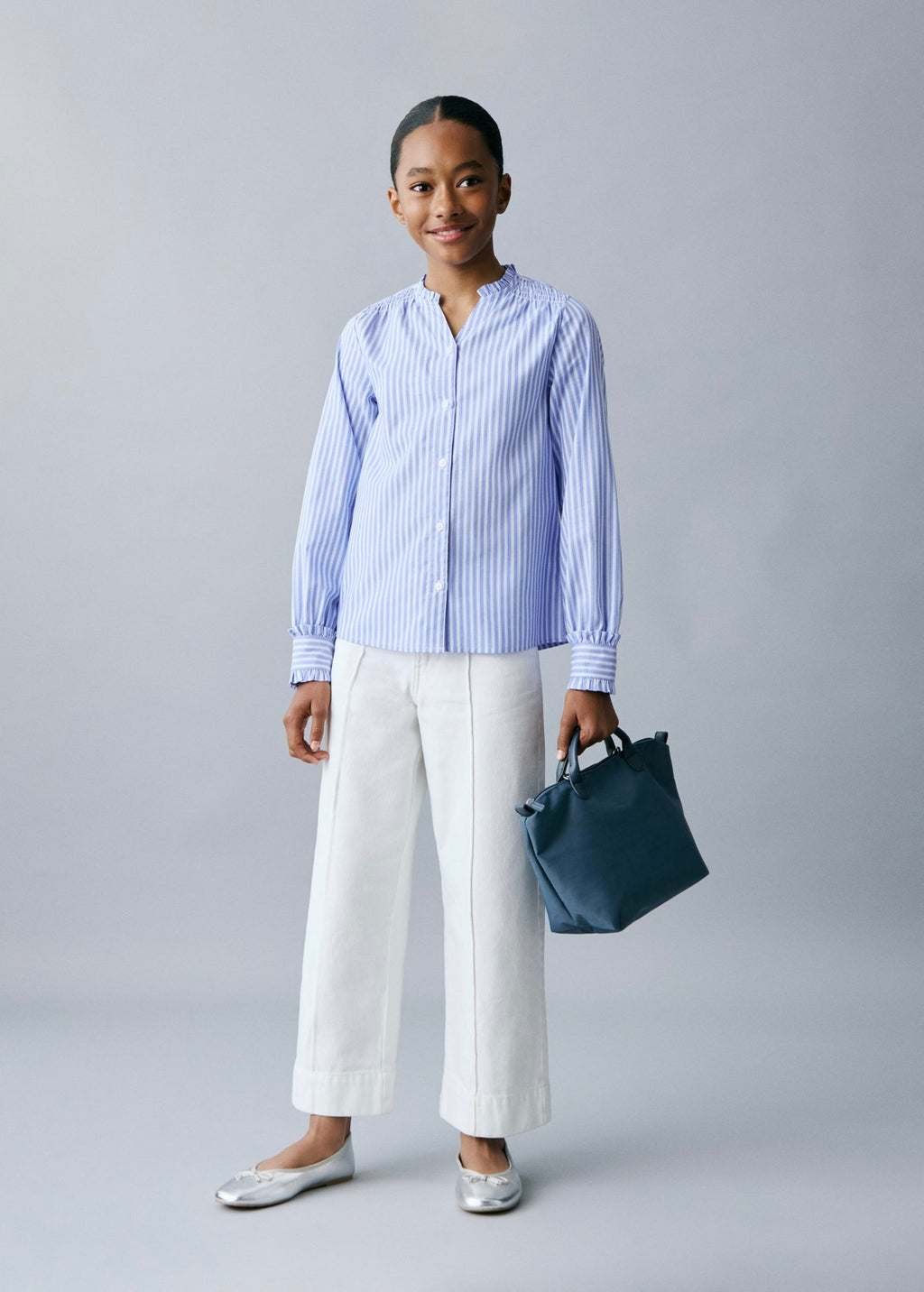 Chemise Catalina Bleu - Fille